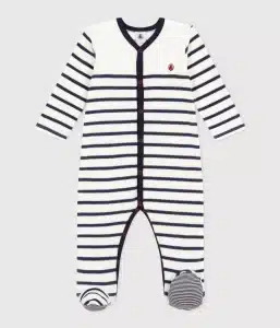 Petit Bateau Tutina ciniglia a righe blu